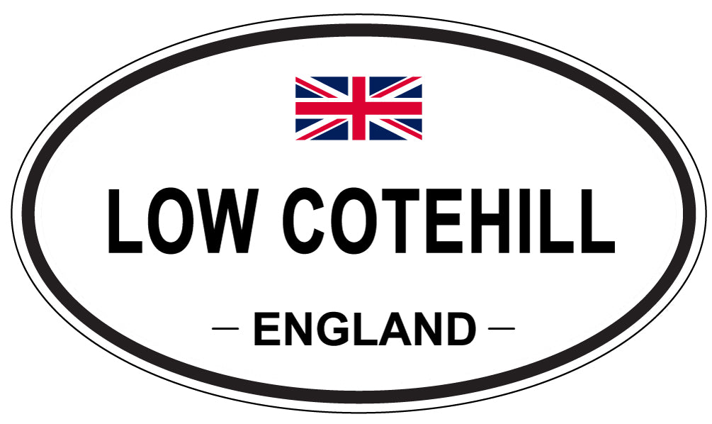 LOW COTEHILL, England - Oval Magnet