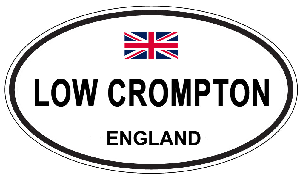LOW CROMPTON, England - Oval Magnet