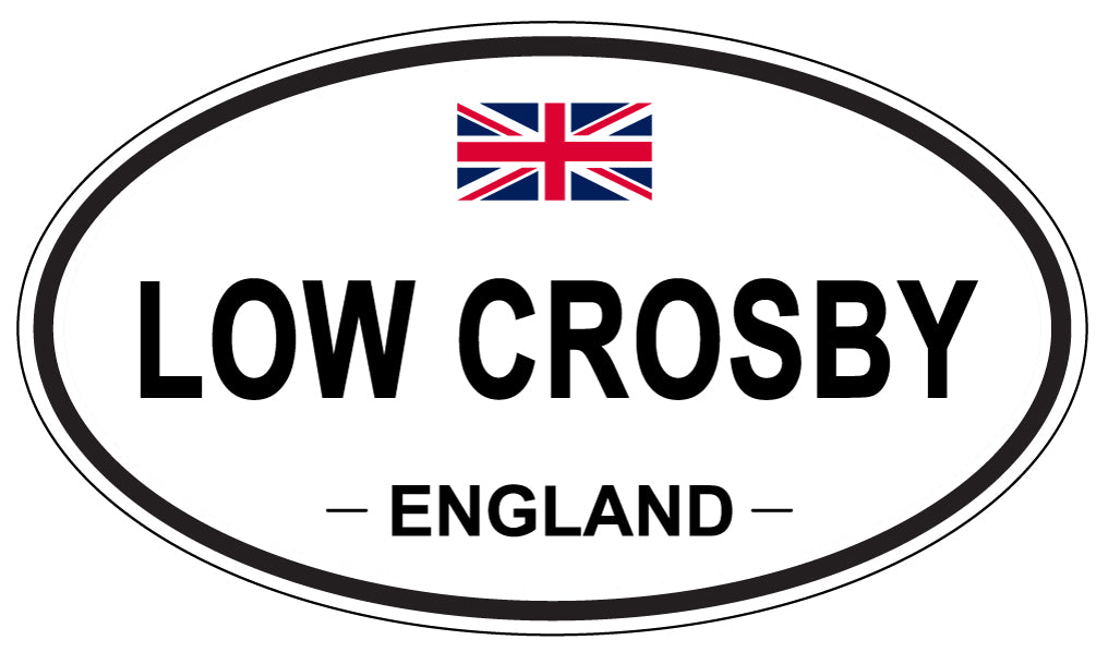 LOW CROSBY, England - Oval Magnet