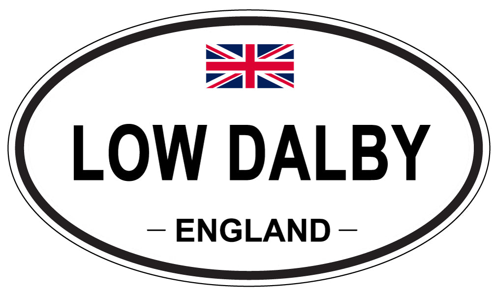 LOW DALBY, England - Oval Magnet