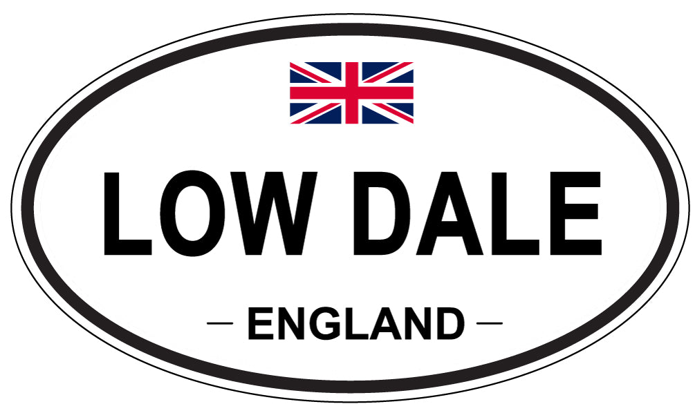 LOW DALE, England - Oval Magnet