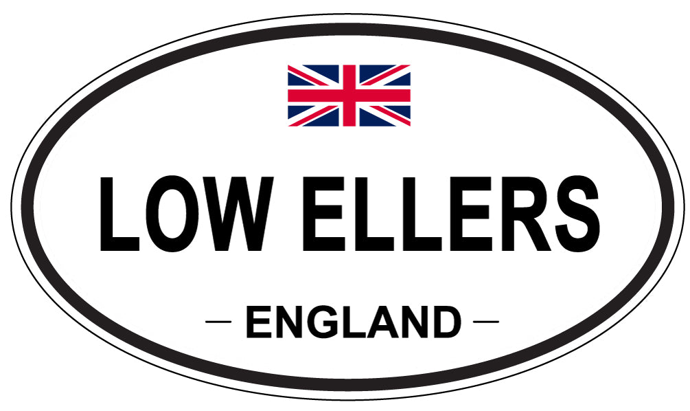LOW ELLERS, England - Oval Magnet