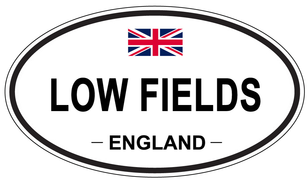 LOW FIELDS, England - Oval Magnet