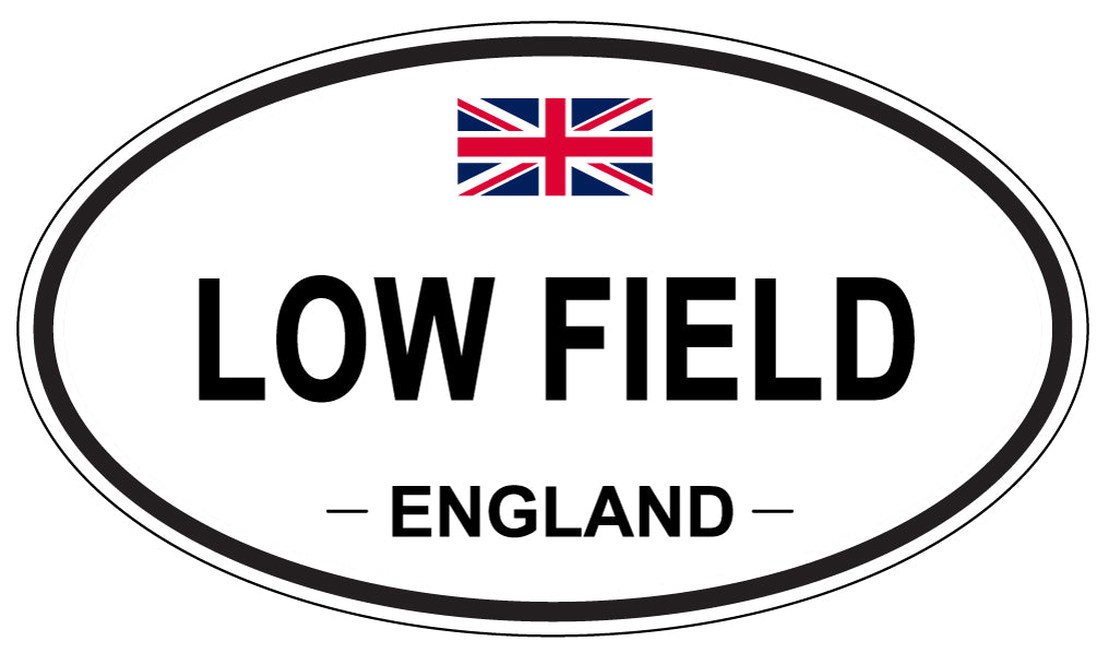LOW FIELD, England - Oval Magnet