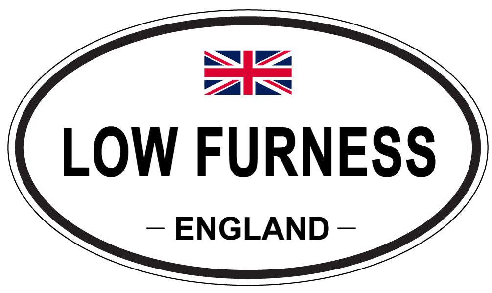 LOW FURNESS, England - Oval Magnet
