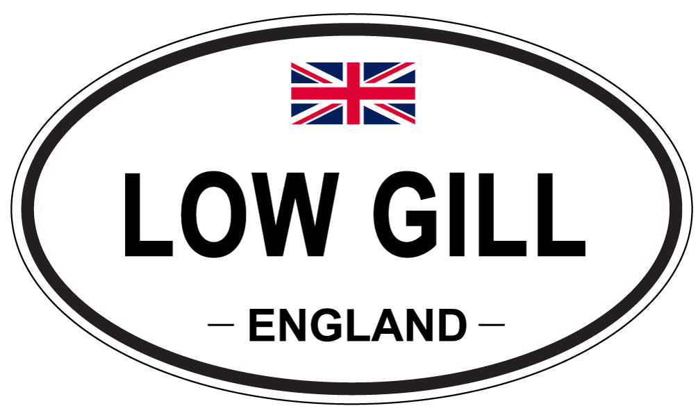 LOW GILL, England - Oval Magnet
