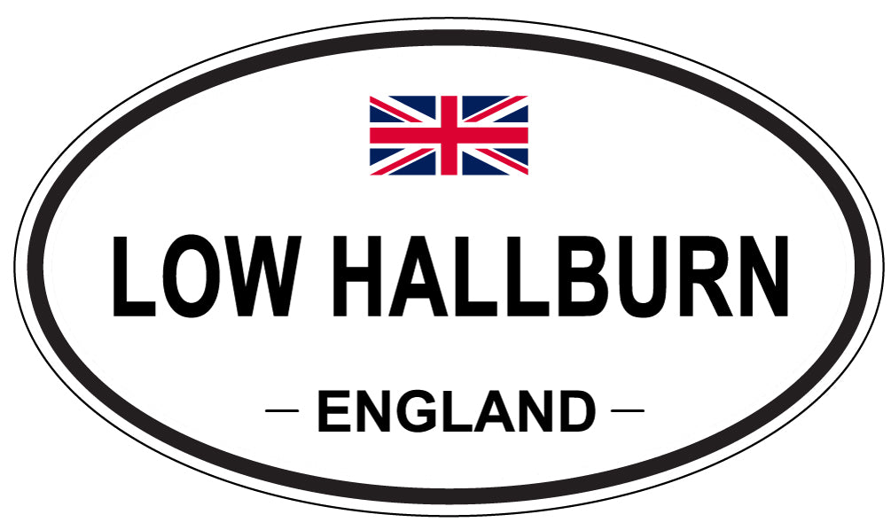 LOW HALLBURN, England - Oval Magnet