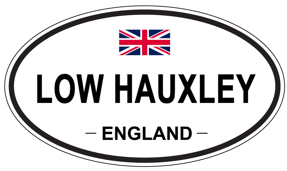 LOW HAUXLEY, ENGLAND - Oval Sticker