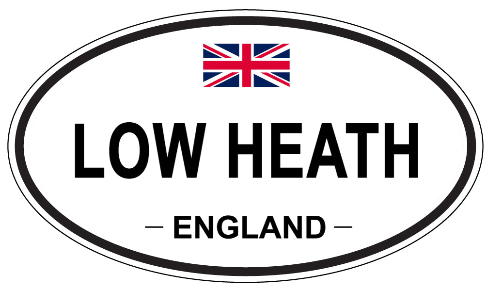 LOW HEATH, England - Oval Magnet