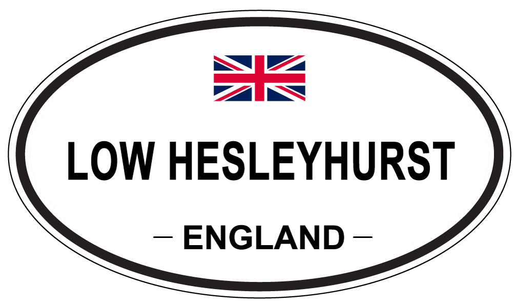 LOW HESLEYHURST, England - Oval Magnet