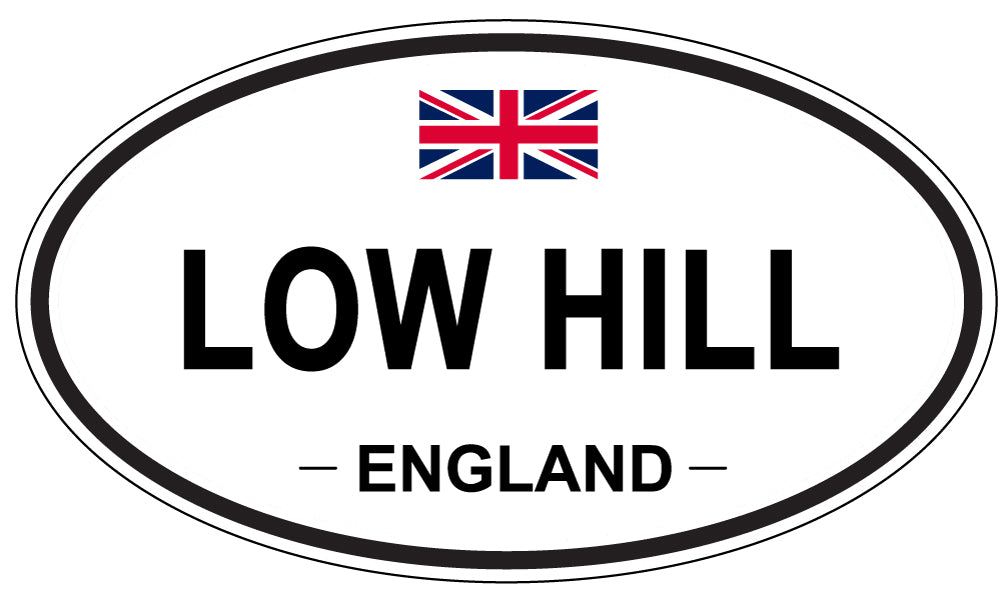 LOW HILL, England - Oval Magnet