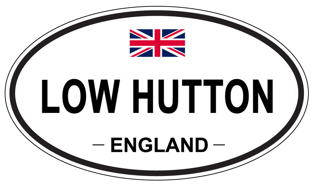 LOW HUTTON, England - Oval Magnet
