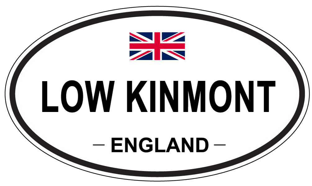LOW KINMONT, ENGLAND - Oval Sticker