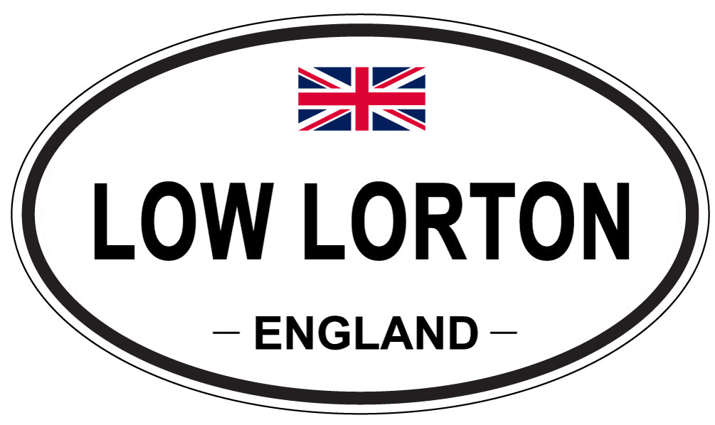 LOW LORTON, ENGLAND - Oval Sticker