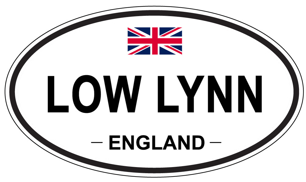 LOW LYNN, ENGLAND - Oval Sticker