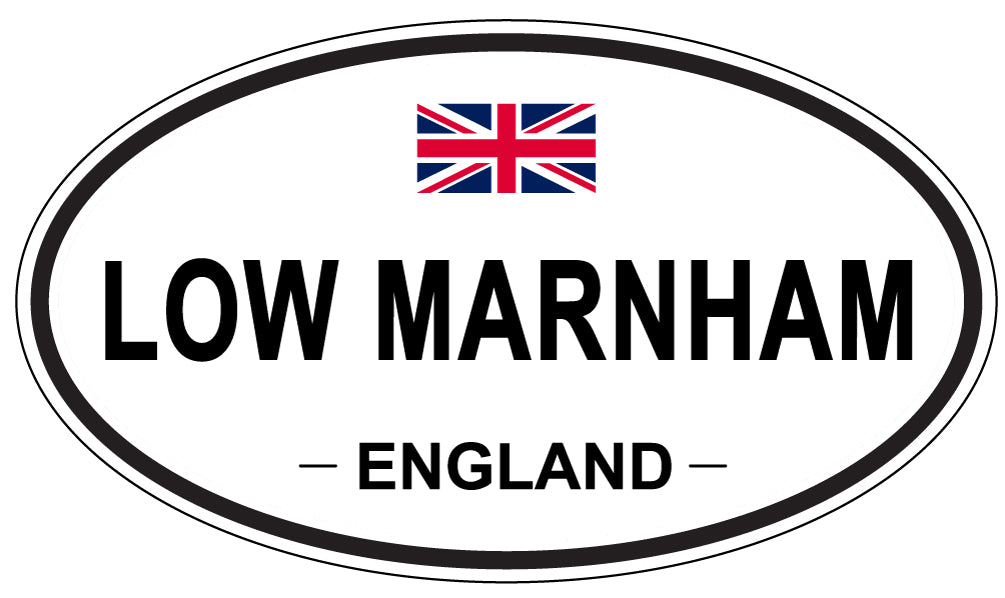 LOW MARNHAM, England - Oval Magnet