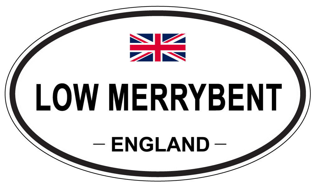 LOW MERRYBENT, England - Oval Magnet