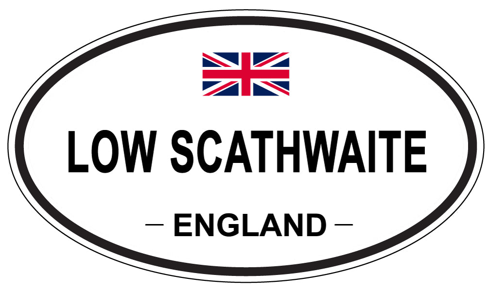 LOW SCATHWAITE, England - Oval Magnet