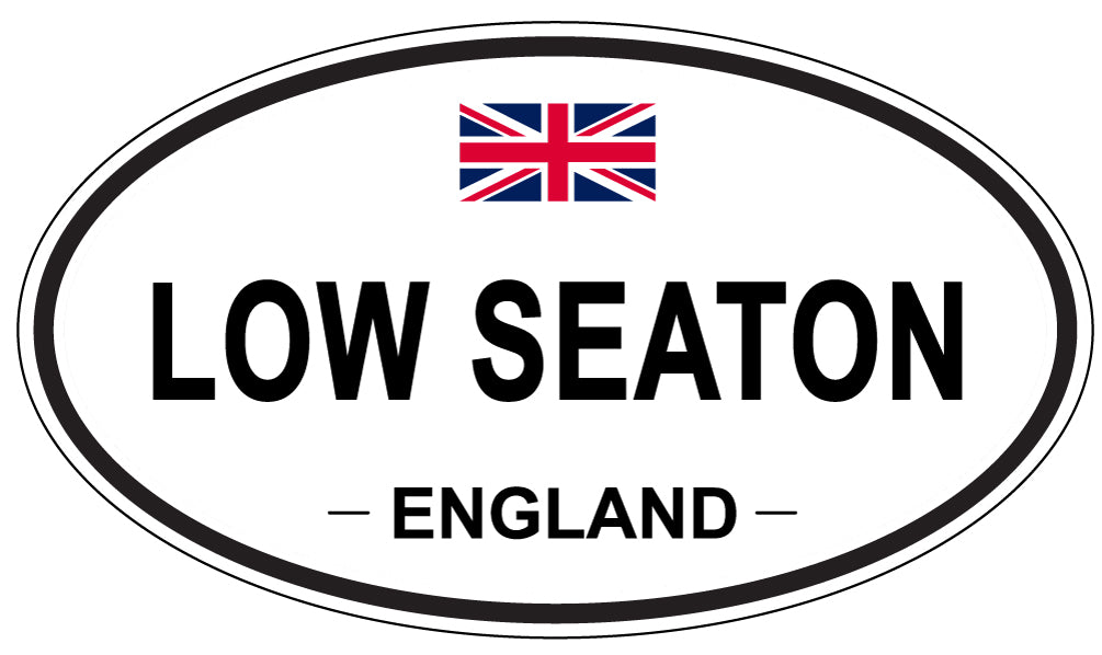 LOW SEATON, England - Oval Magnet