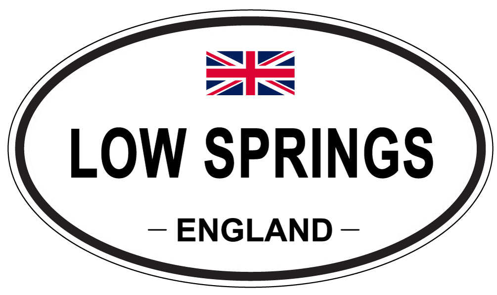 LOW SPRINGS, England - Oval Magnet