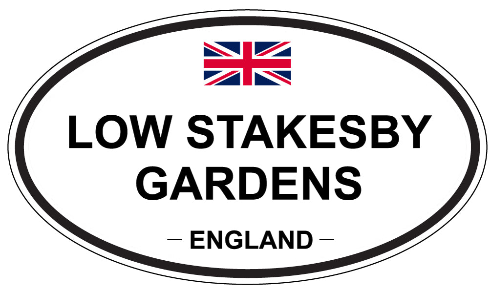 LOW STAKESBY GARDENS, England - Oval Magnet
