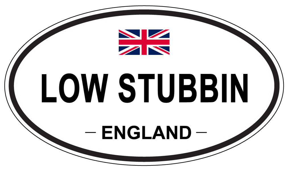 LOW STUBBIN, England - Oval Magnet