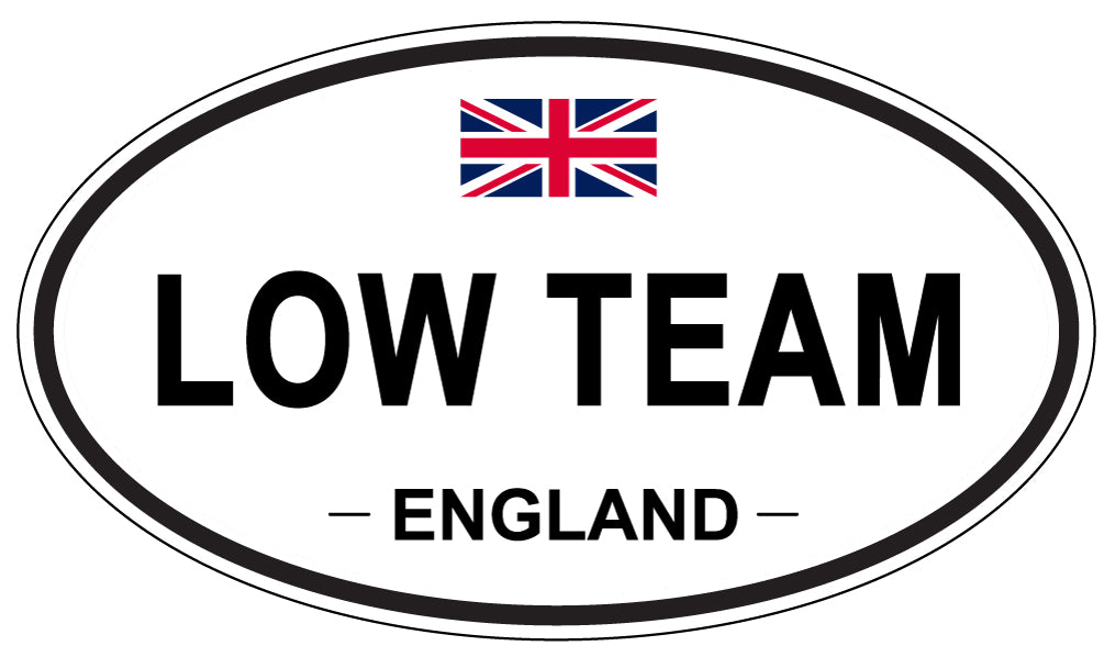 LOW TEAM, England - Oval Magnet