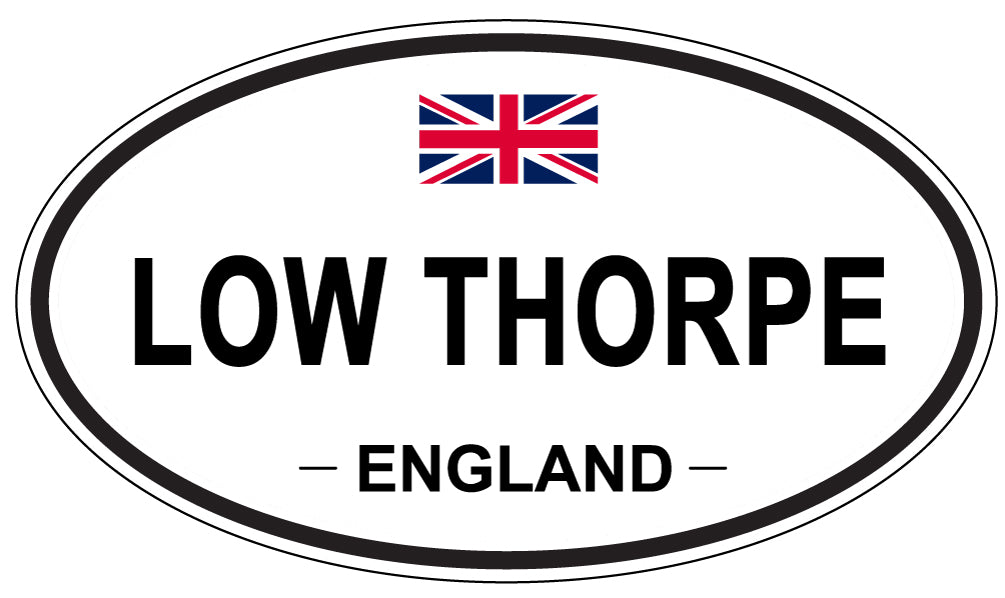 LOW THORPE, England - Oval Magnet