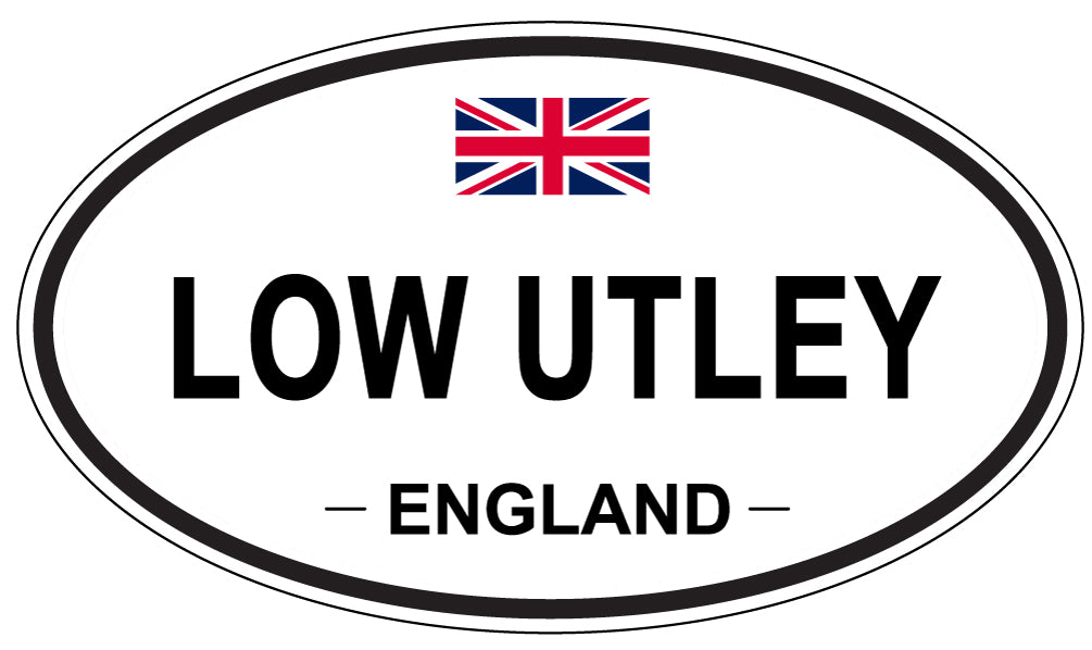 LOW UTLEY, England - Oval Magnet
