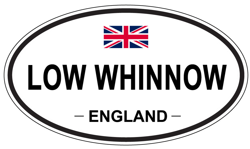LOW WHINNOW, England - Oval Magnet