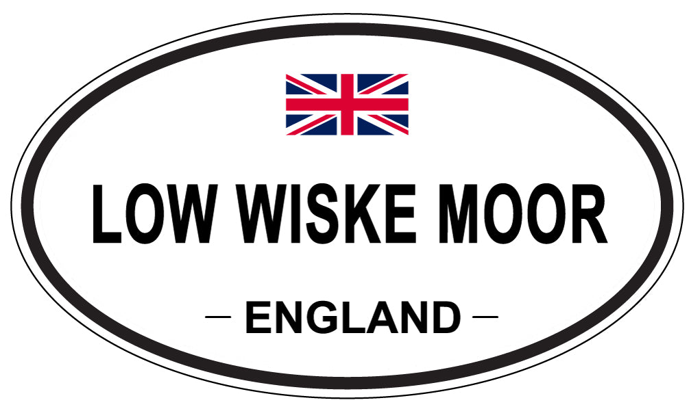 LOW WISKE MOOR, England - Oval Magnet