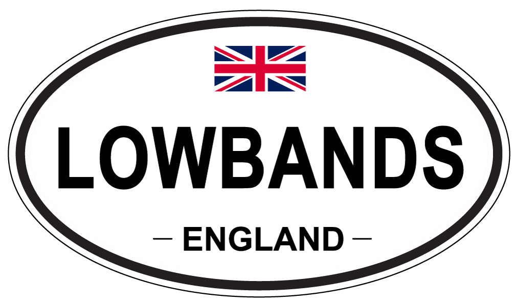 LOWBANDS, England - Oval Magnet