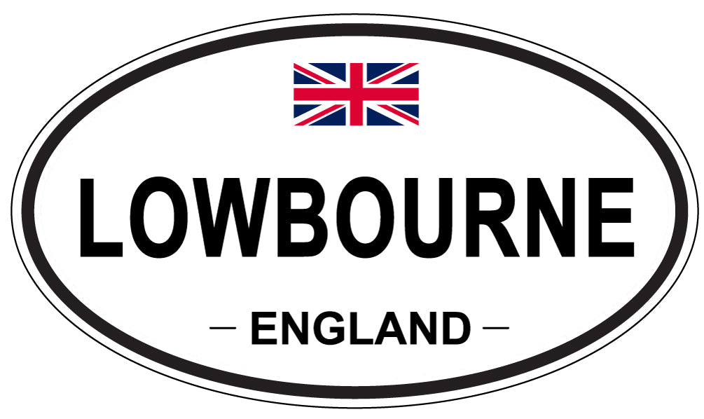 LOWBOURNE, England - Oval Magnet