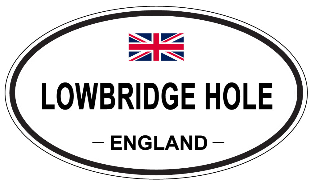 LOWBRIDGE HOLE, England - Oval Magnet