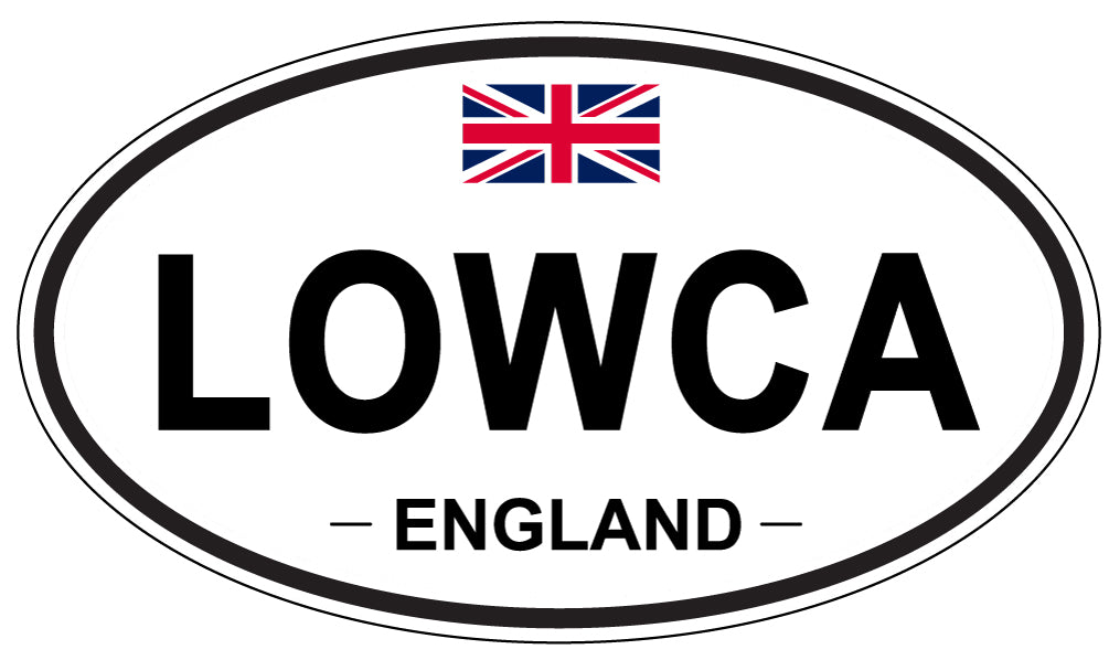 LOWCA, England - Oval Magnet