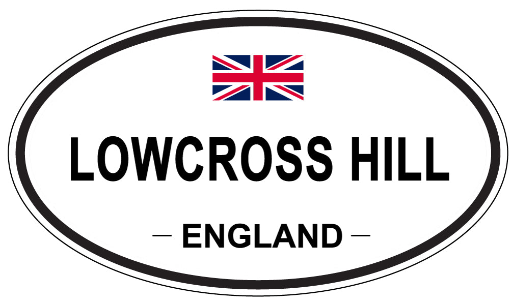 LOWCROSS HILL, England - Oval Magnet