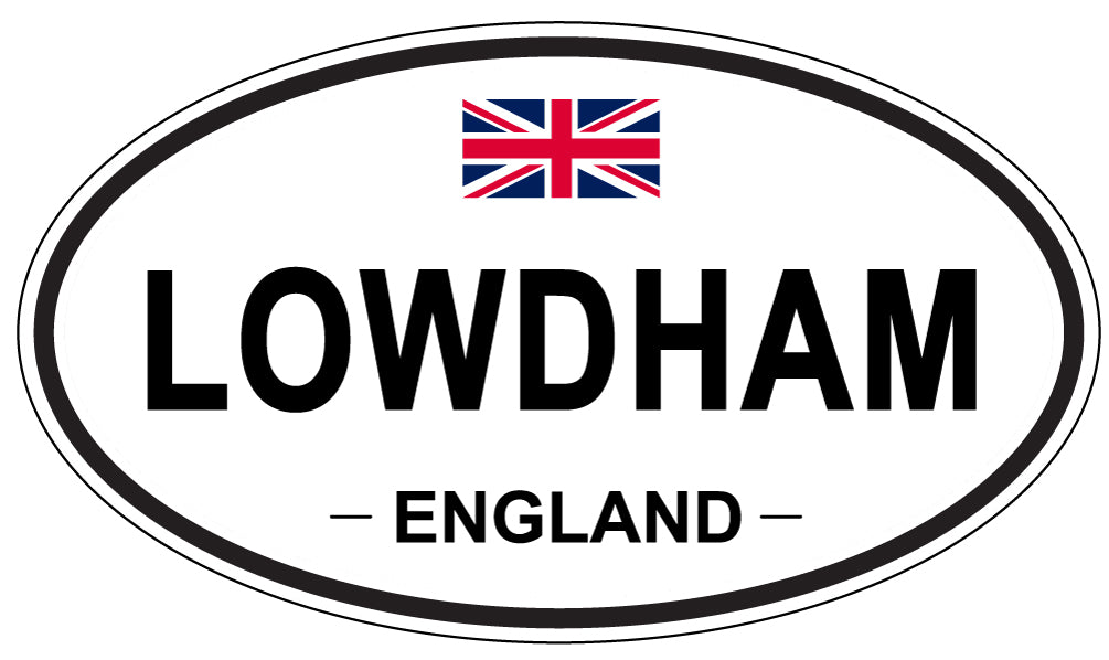 LOWDHAM, England - Oval Magnet