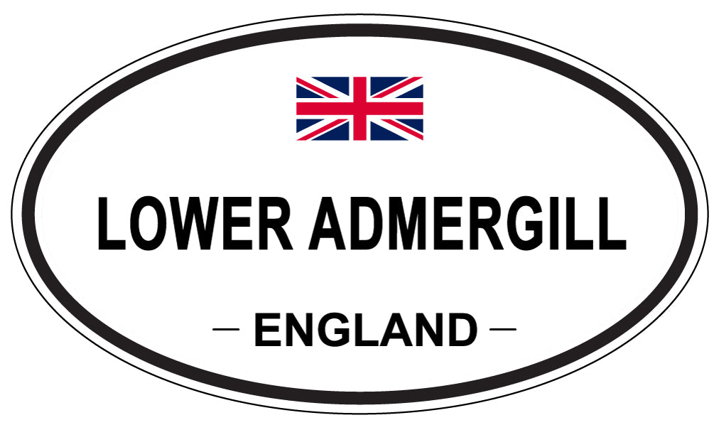 LOWER ADMERGILL, England - Oval Magnet