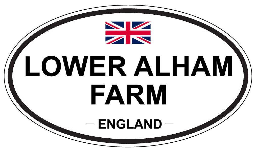 LOWER ALHAM FARM, England - Oval Magnet