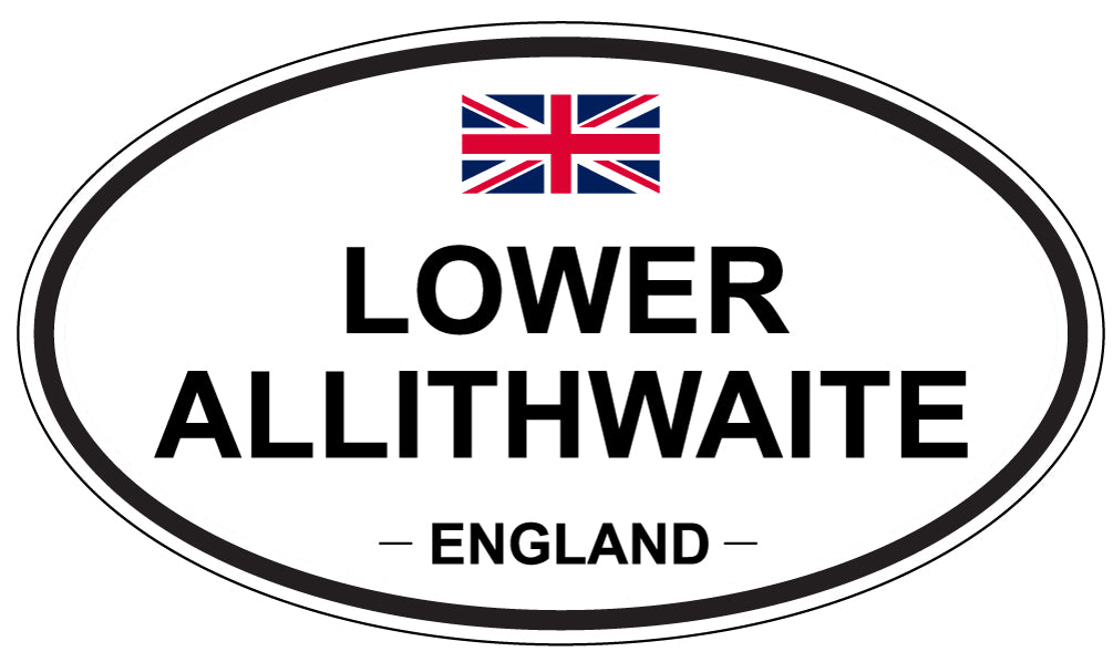 LOWER ALLITHWAITE, England - Oval Magnet