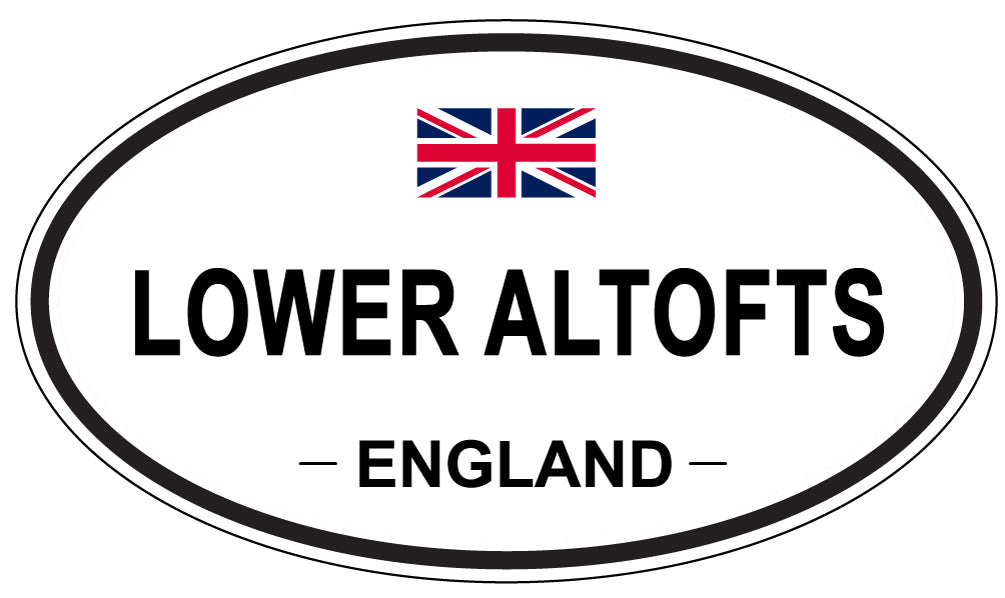LOWER ALTOFTS, England - Oval Magnet