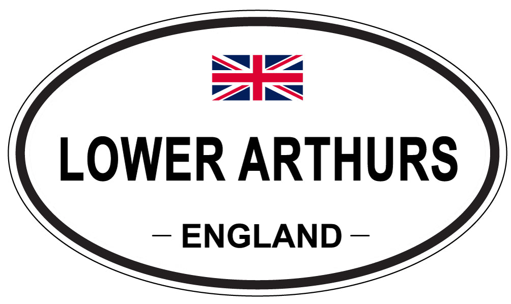 LOWER ARTHURS, England - Oval Magnet