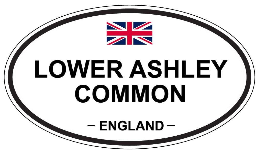 LOWER ASHLEY COMMON, England - Oval Magnet