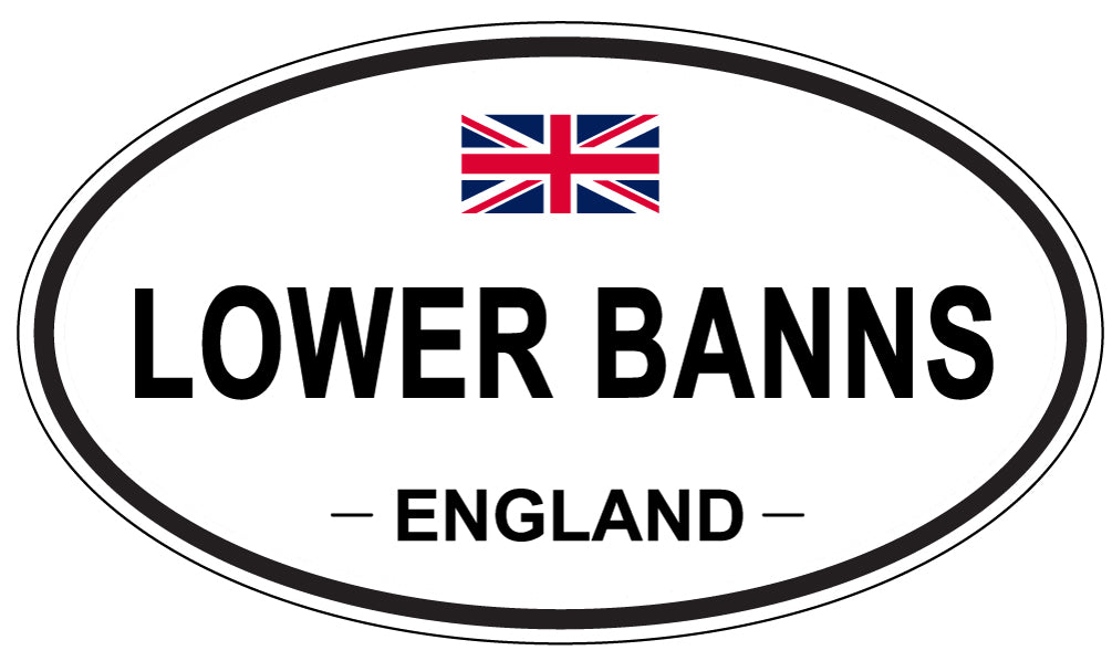 LOWER BANNS, England - Oval Magnet