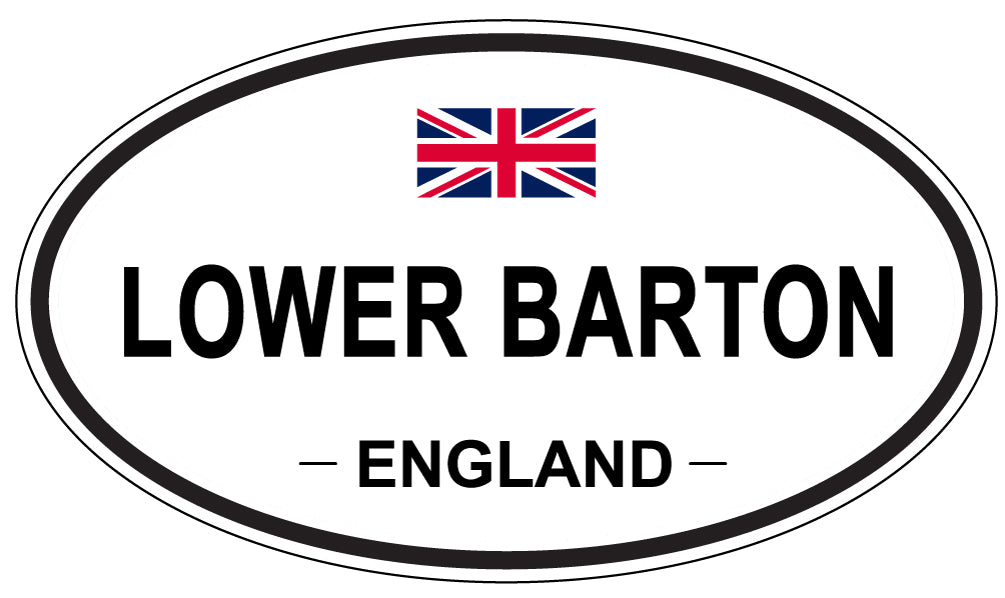 LOWER BARTON, England - Oval Magnet
