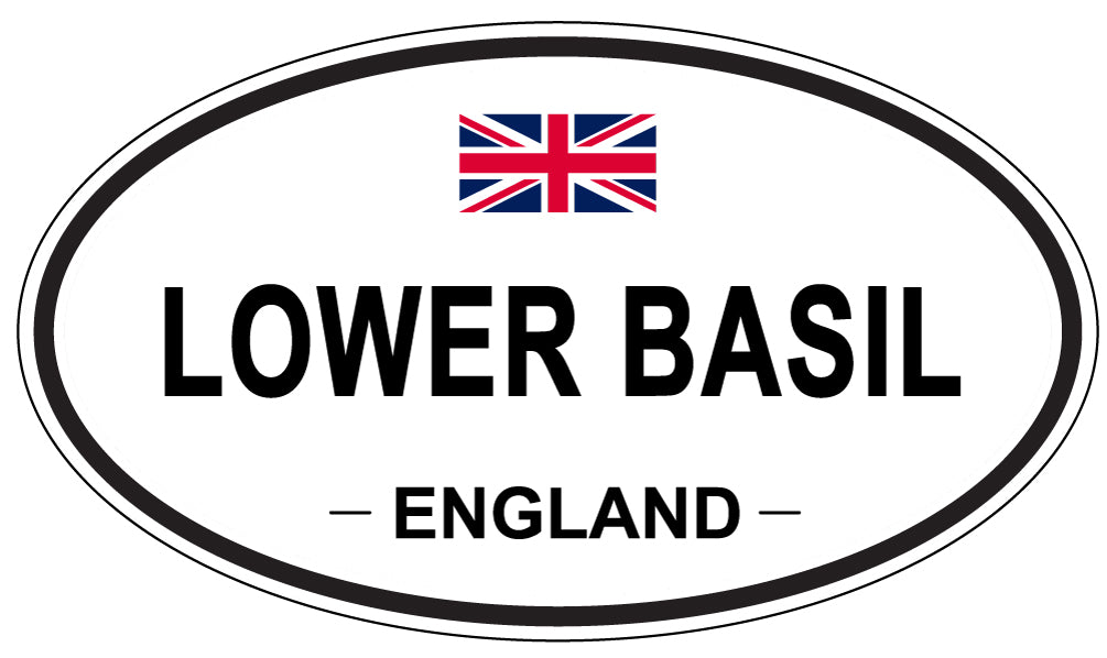 LOWER BASIL, England - Oval Magnet