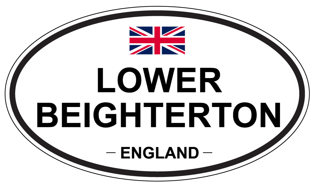 LOWER BEIGHTERTON, England - Oval Magnet