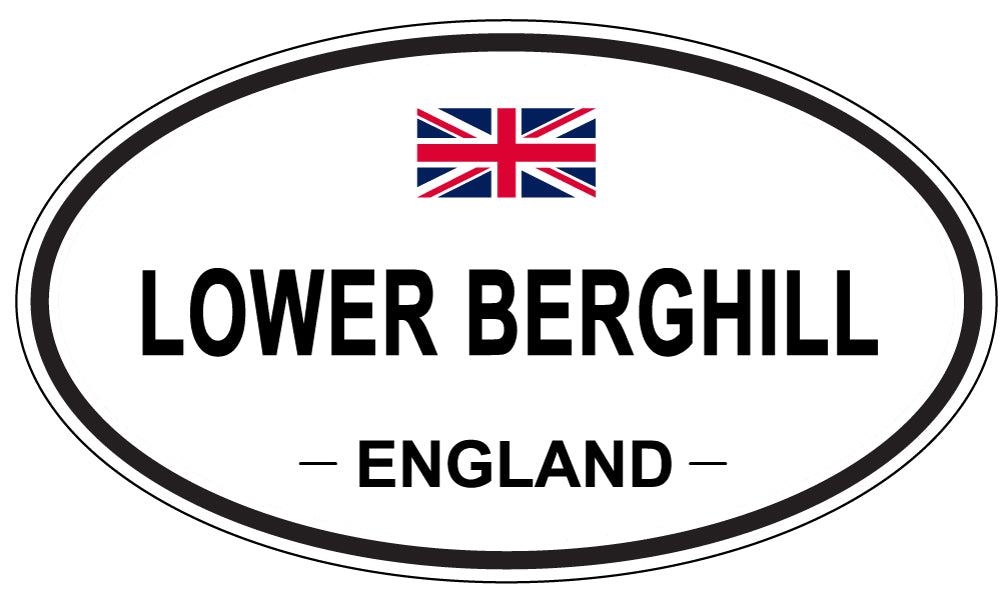 LOWER BERGHILL, England - Oval Magnet