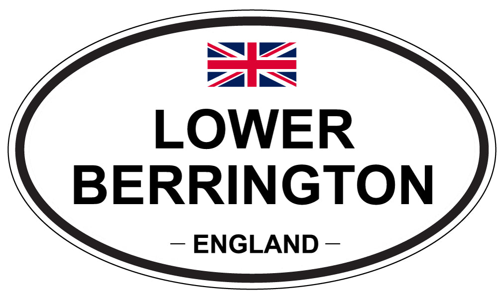 LOWER BERRINGTON, England - Oval Magnet