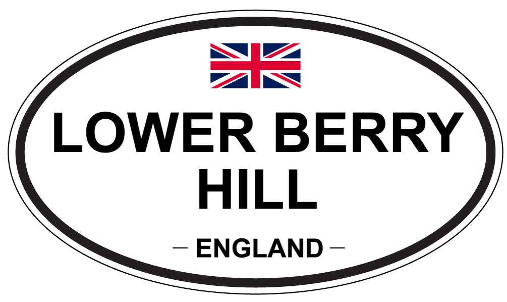 LOWER BERRY HILL, England - Oval Magnet